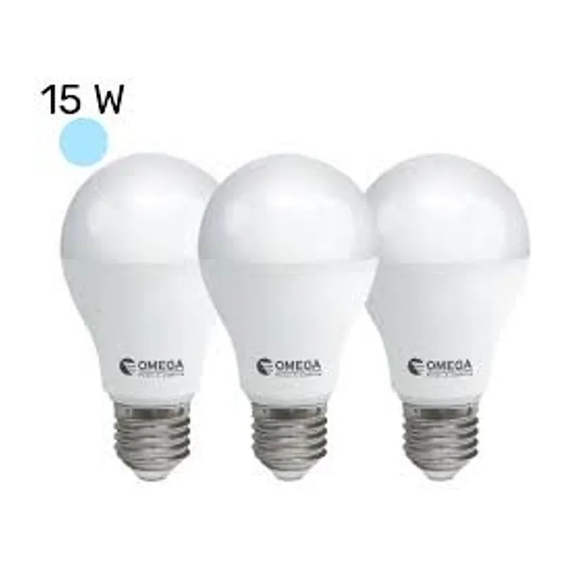 שליישית נורות 15W אור לבן